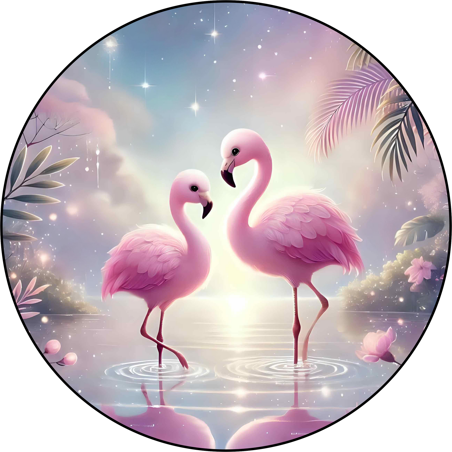 ,,Flamingo“ Tortenaufleger