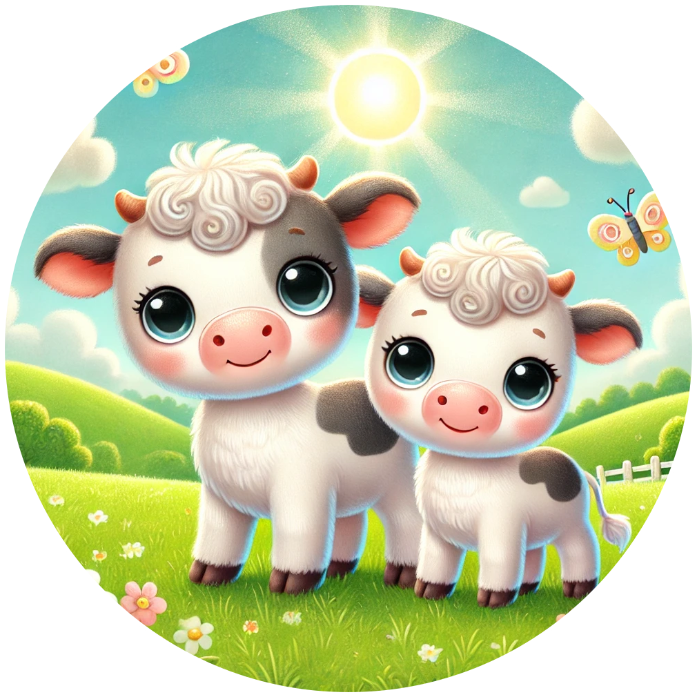 ,,Kälbchen“ Tortenaufleger