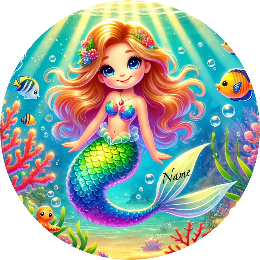 ,,Meerjungfrau“ Tortenaufleger