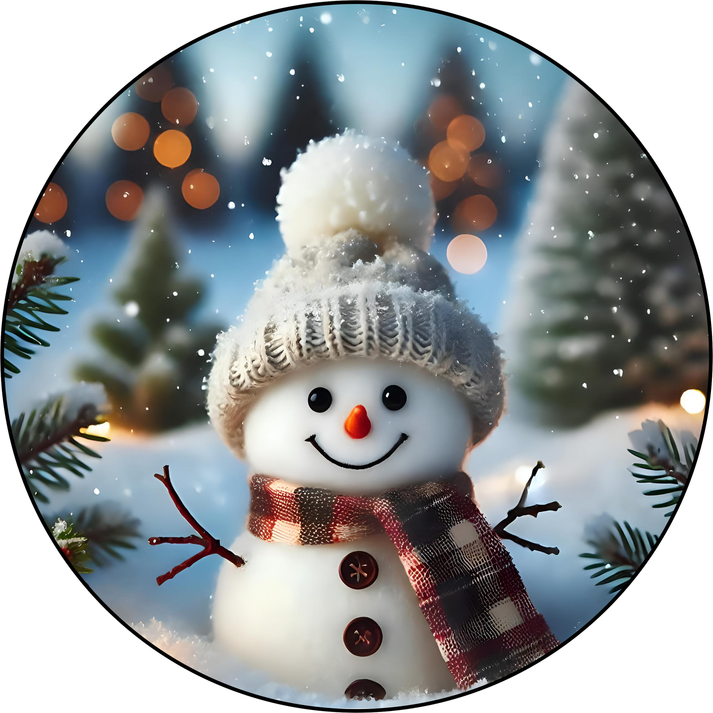 ,,Schneemann“ Tortenaufleger