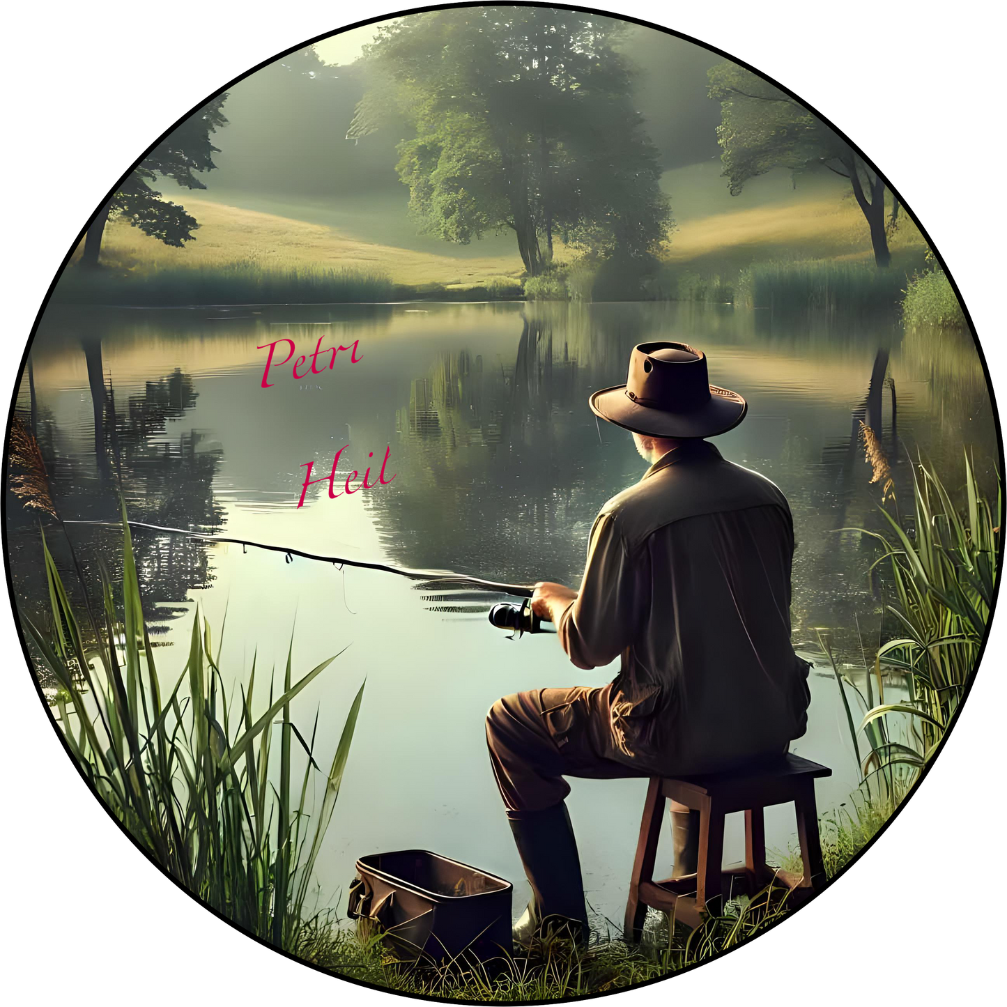 ,,Petri Heil“ Tortenaufleger