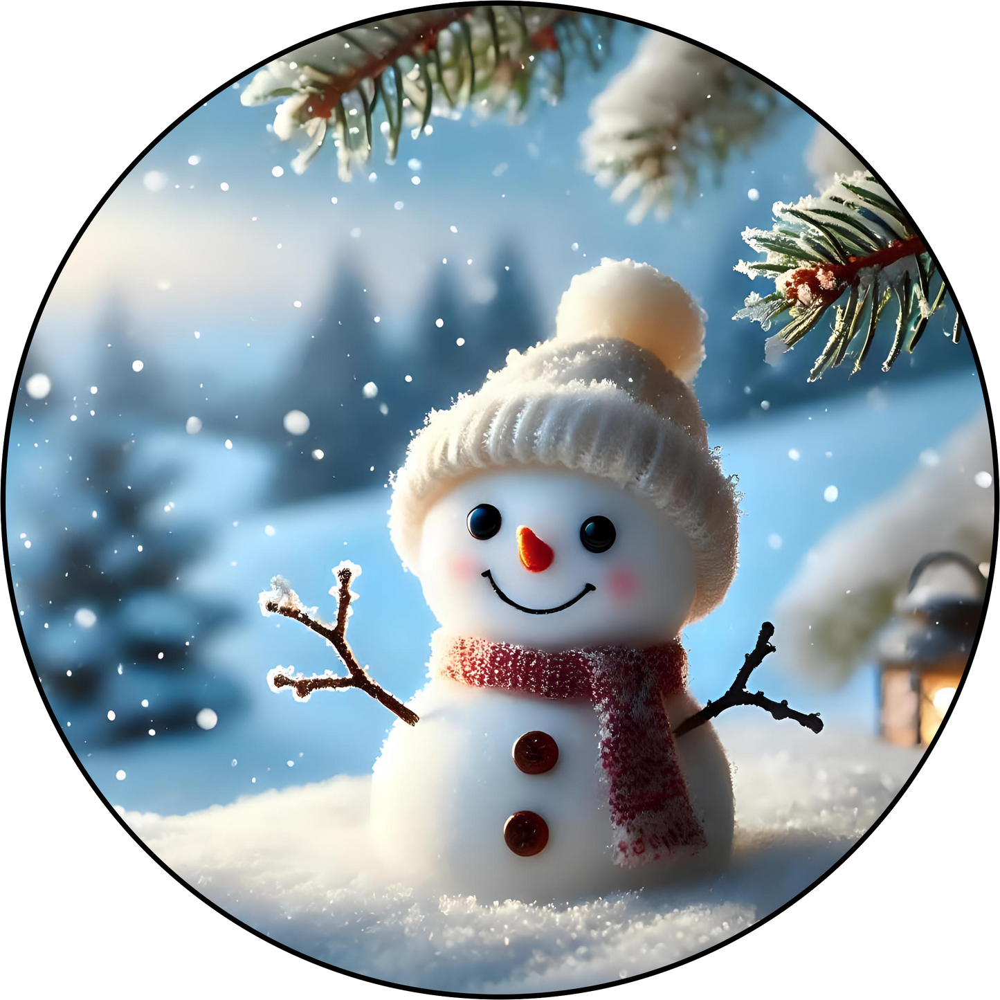 ,,kleiner Schneemann“ Tortenaufleger