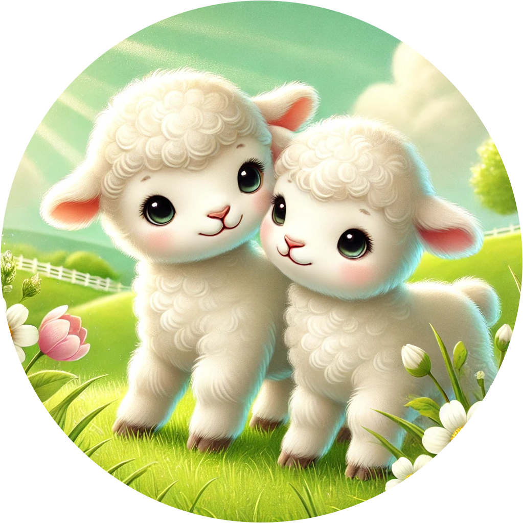 ,,Lämmer“ Tortenaufleger