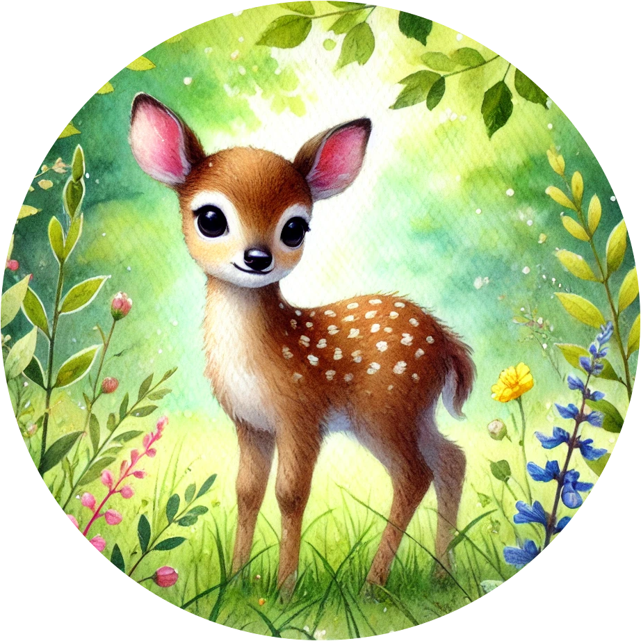 ,,Rehkitz“ Tortenaufleger