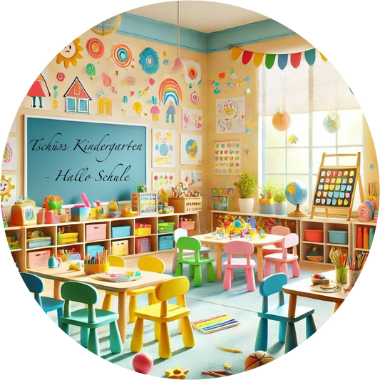 ,,Tschüss Kindergarten“ Tortenaufleger