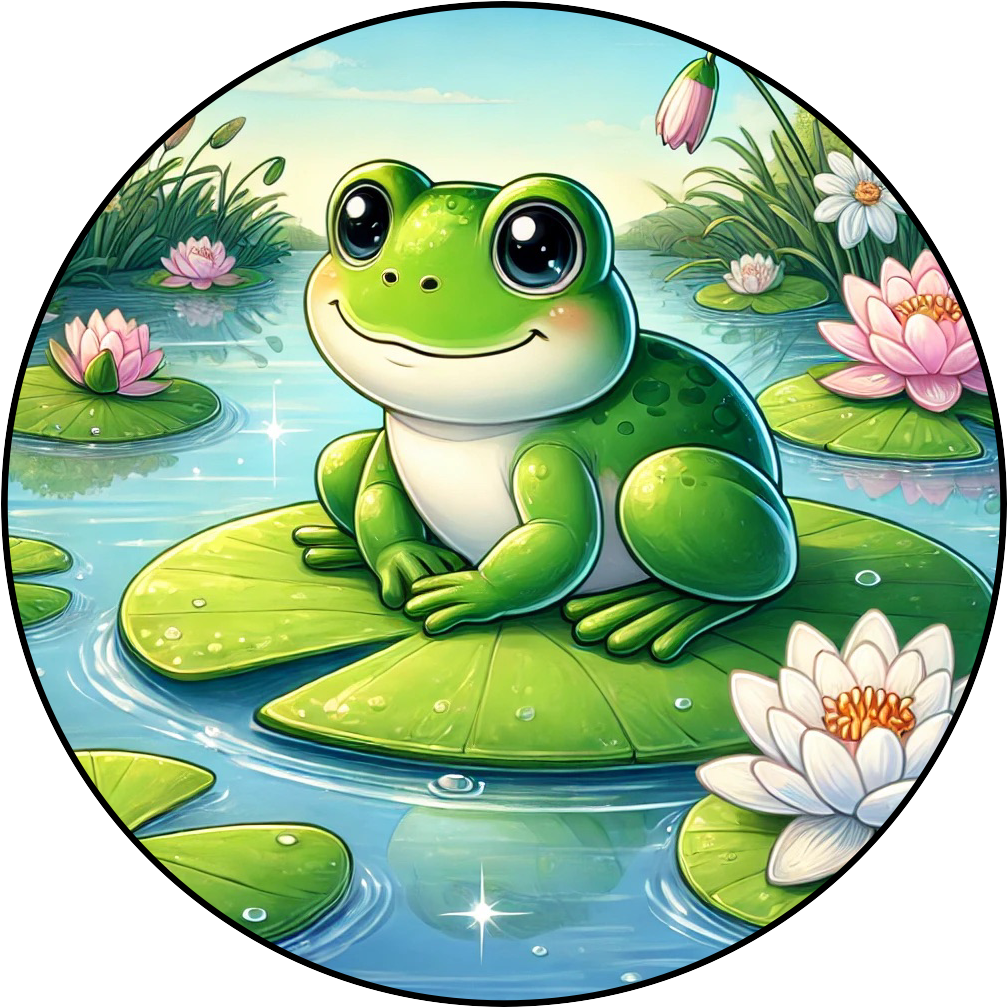 ,,Frosch“ Tortenaufleger