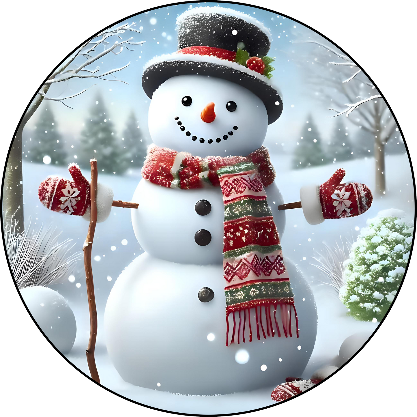 ,,Schneemann“ Tortenaufleger