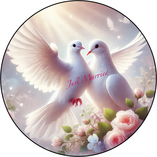 ,,Täubchen“ Tortenaufleger