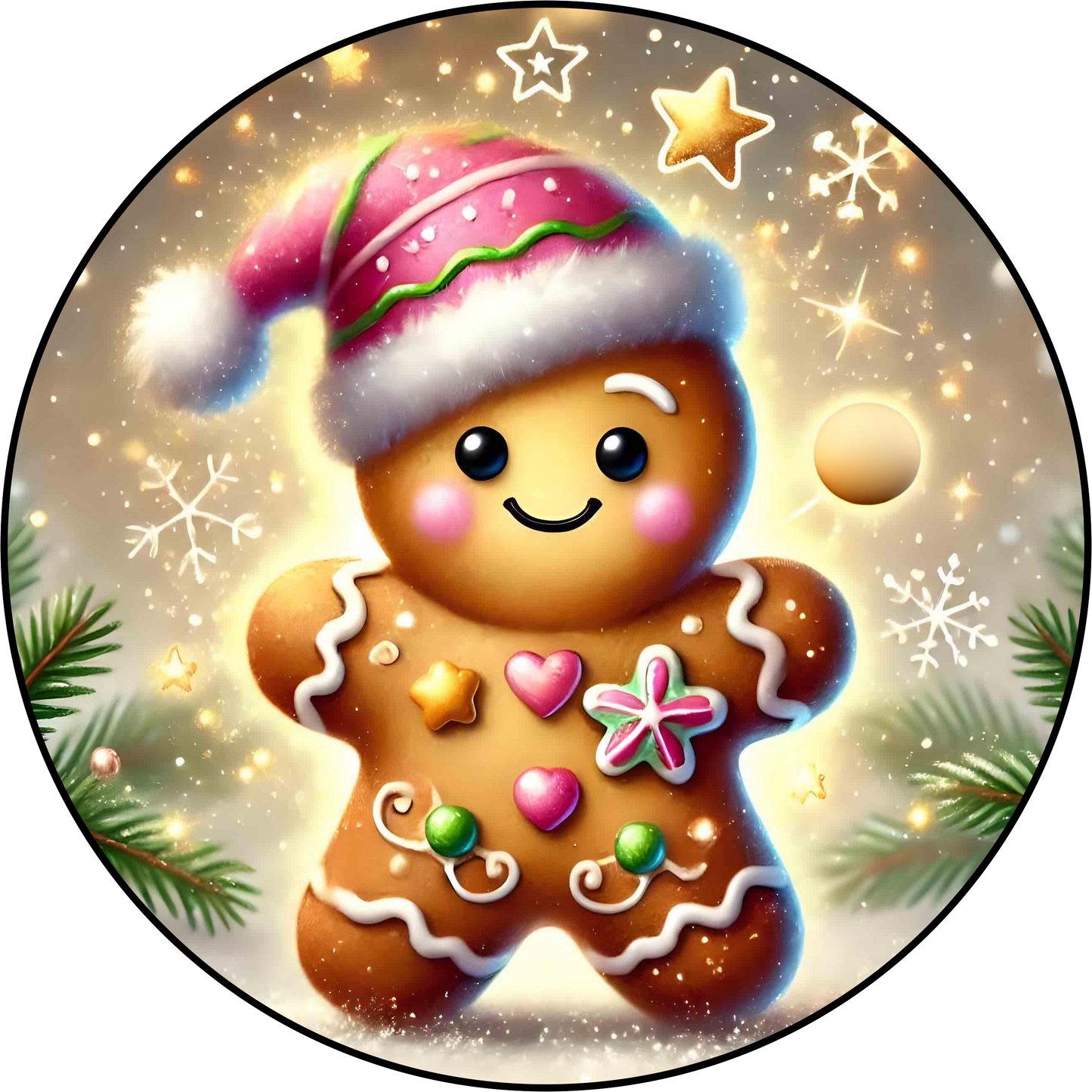 ,,Lebkuchenmann“ Tortenaufleger